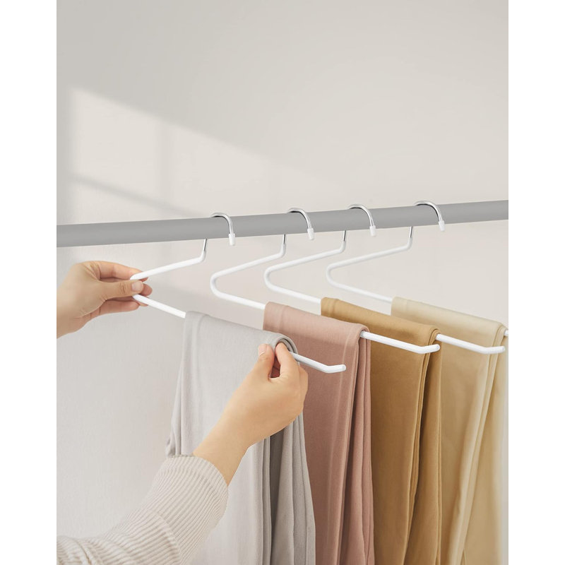 Metal Standard Hanger, White