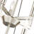 Buckeys 15 - Light Steel Dimmable Chandelier