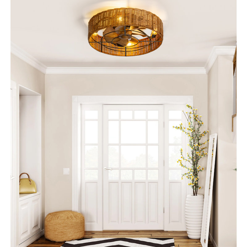Adiyan 19'' Ceiling Fan with Light Kit