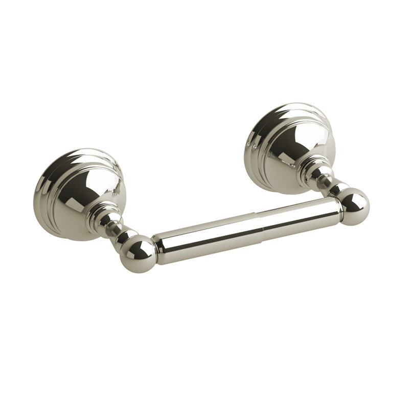 Retro™ Wall Mount Toilet Paper Holder, Polished Nickel