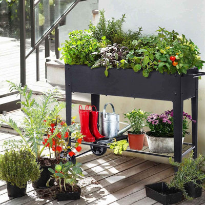 Brookston Metal Raised Garden Bed