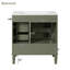 Meuble-lavabo de 30 po avec lavabo en céramique - Porte à fermeture en douceur, tiroir profond, tablette intégrée - Armoire de rangement moderne pour salle de bain-132147606