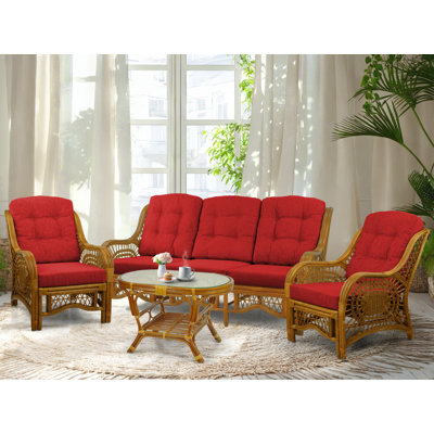 Alysea 4 Piece Conservatory Living Room Set by Bayou Breeze