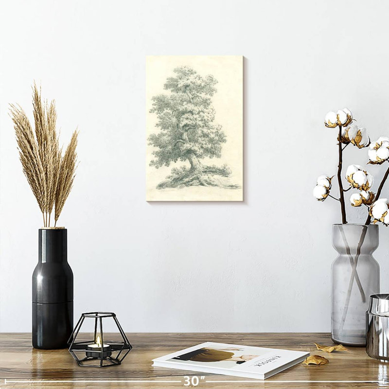 Tree Study II, 12" H x 8" W