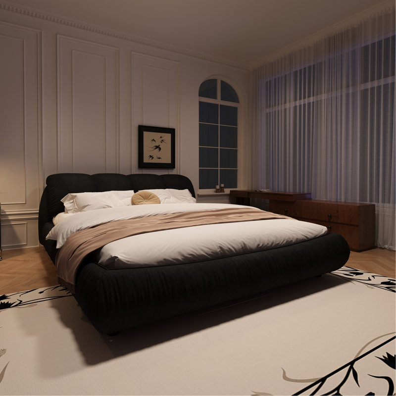 Lit plateforme tapissier Luxury