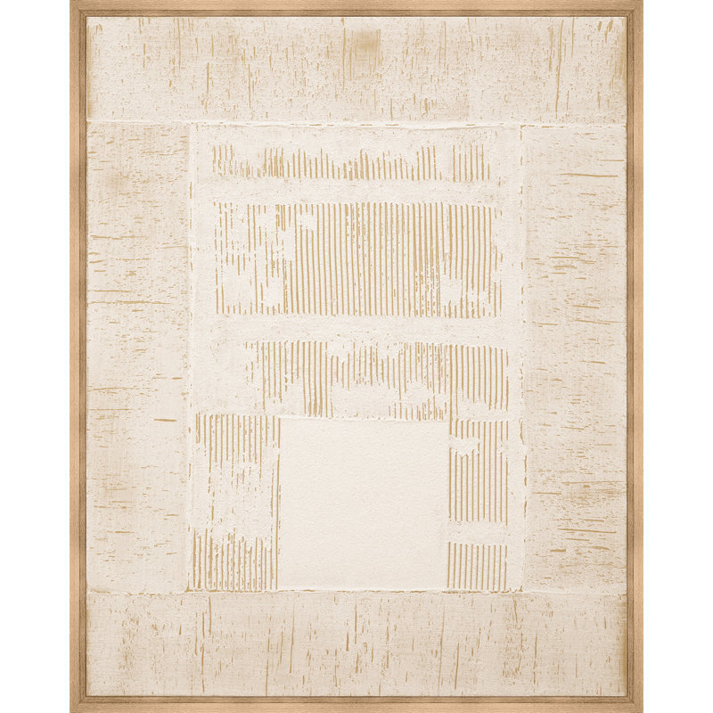 «Egret I» par Kate Marker, peinture sur toile à cadre flottant