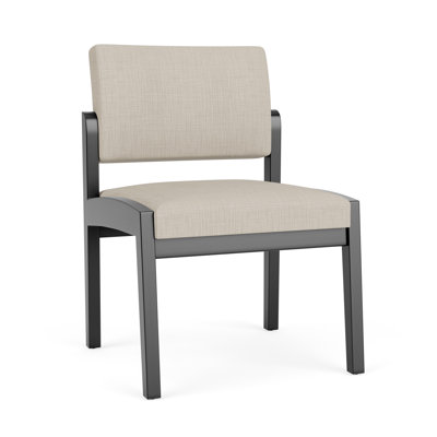 Lenox Wood Waiting Reception Armless Guest Chair Wood Frame