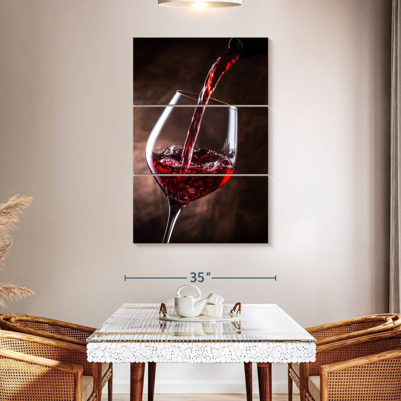 Yarlin Classic Red Wine, 50" H x 32" W