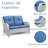 Schutt 51.18'' Wide Straight Loveseat with Cushions-105956670