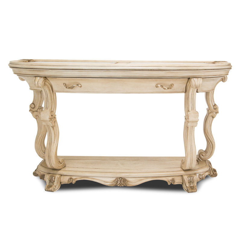 Platine de Royale Console Table, Champagne