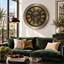 Horloge murale avec engrenages en mouvement de The Horloge