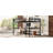 Metal Queen Size Loft Bed With Power Outlet And LED Lighted, Space-Saving, Noise Reduced, Black
