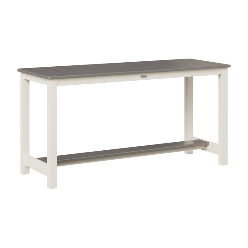 Table de salle à manger Berlin Gardens, Acier inoxydable martelé, Blanc mat
