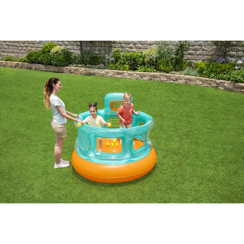 Terrain de basketball gonflable 5 'x 5' avec balles