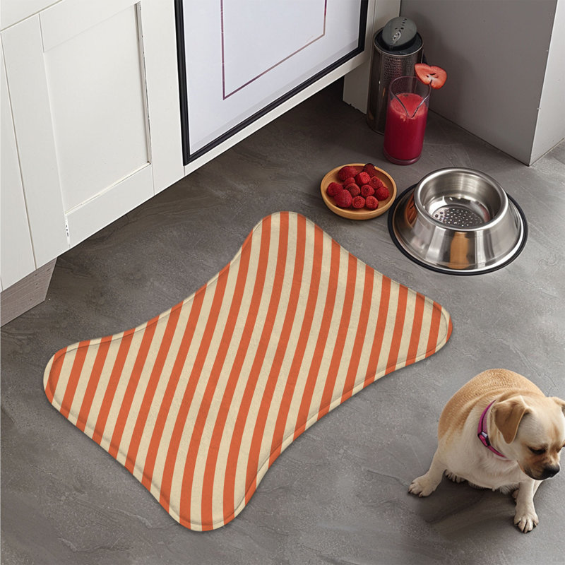 Matelas d'alimentation en forme d'os 1 pièce Colors Old-School
