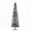 Arbre de Noël floqué avec fausse neige