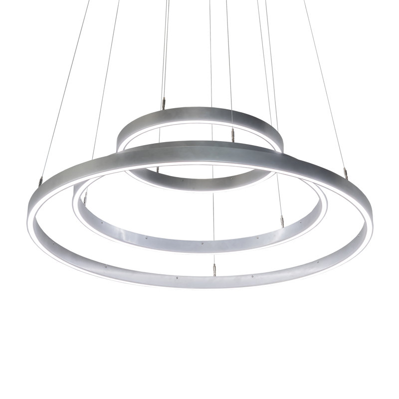 Luminaire suspendu en grappe à 3 lumières Anillo Halo
