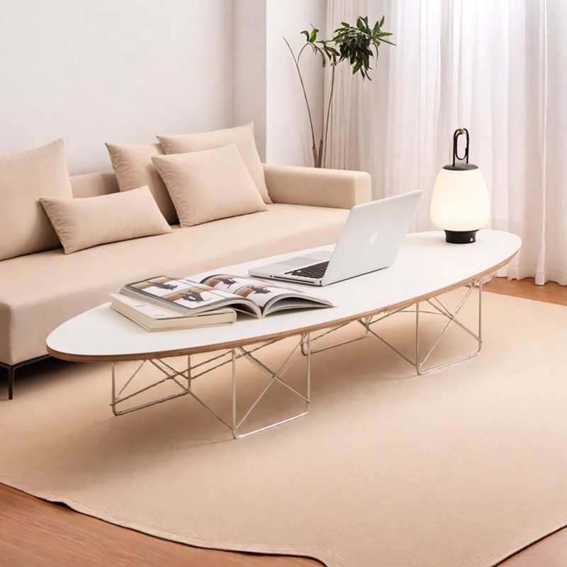 Table basse Tr Tringing Waves Minimalist Creative, Blanc