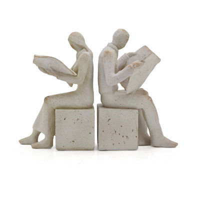 Resin Concrete Agate Non-Skid Bookends Bookend