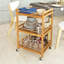 Kalmanovitz Solid Wood Bar Cart