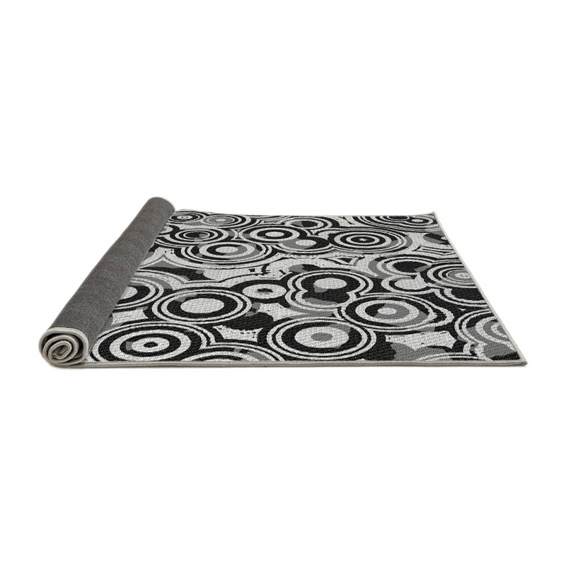 Tapis de zone noire à motifs, Rectangle 8 pi x 12 pi