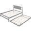 Lit plateforme réglable à lit gigogne - Fabriqué en pin de qualité-358646206