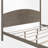 King Size Wood Canopy Bed-114229186
