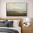 Muted Green Sunrise French Country Landscape Rustic Neutral Large Framed Canvas Print Wall Art Work-93388649-93388640-119598441