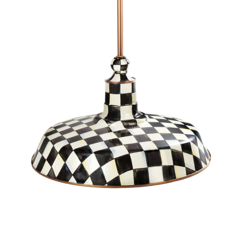 Courtly Check Barn Pendant Lamp, 18