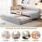 Upholstered L-shaped Upholstered Daybed With Pop Up Trundle-381346046