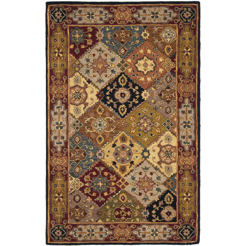 Balthrop Hand Tufted Wool Oriental Rug, Rectangle 8' x 10'