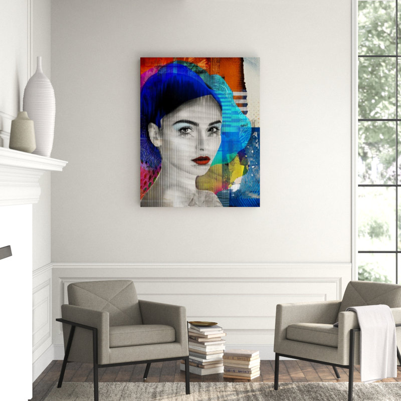 Her II Print by Elena Carlie, Glass Coat, 38" H x 30" W x 1.5" D