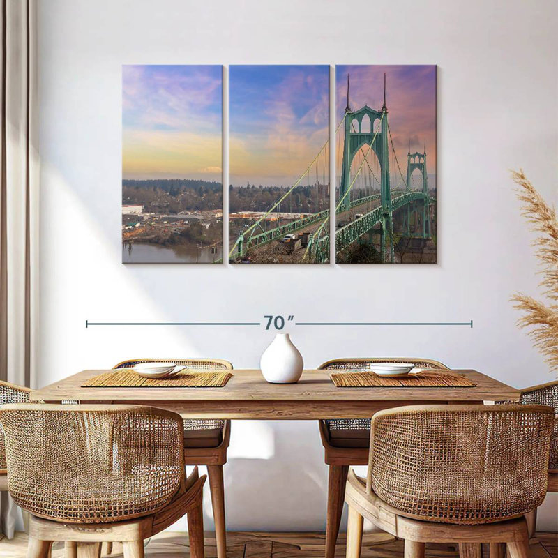 Lilie St Johns Bridge, Oregon, H 36 po x l 57 po