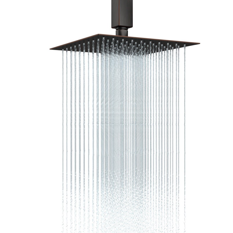 Rain Fixed Shower Head 2.5 GPM GPM, Oil Rubbed Bronze