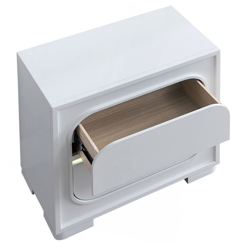 Milan NIGHTSTAND , White