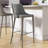 Bohy Upholstered Counter Stool with Metal Frame-1220147445
