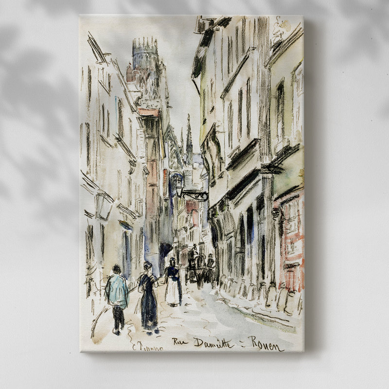 Paysage rétro CCV - galerie enveloppée Cavas, H 18 po x l 12 po