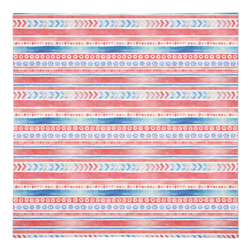 Serviette Patriotic Watercolor Folksy