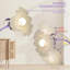 Lampe sur pied rétro à 3 têtes de fleurs-1063716262