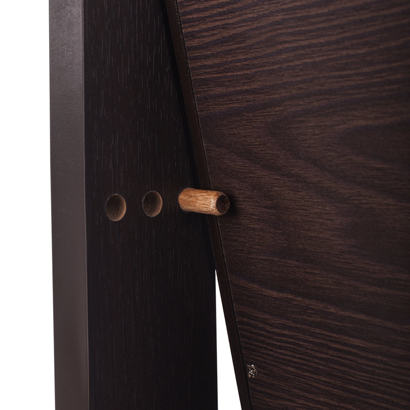 Armoire à bijoux avec miroir Danaisa, Brun
