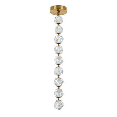 Yoshua - Light Gold LED Geometric Pendant