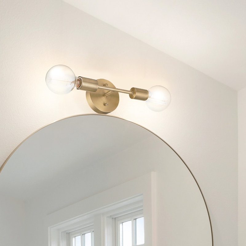 Alexandria 2 - Light Dimmable Vanity Light, Brass