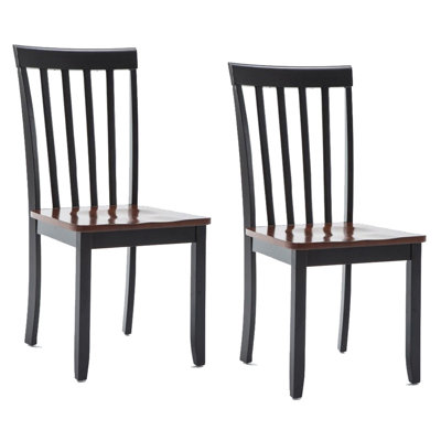 Chaise d'appoint à dossier en lattes