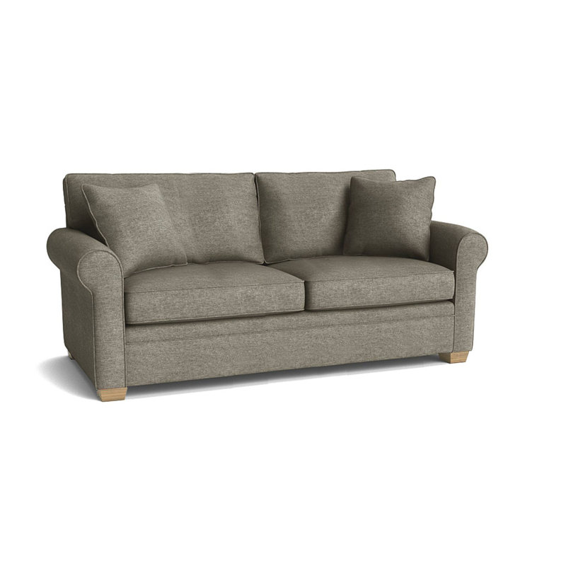 Quaker Upholstered 76'' Sofa, Unfinished, Jango Mushroom