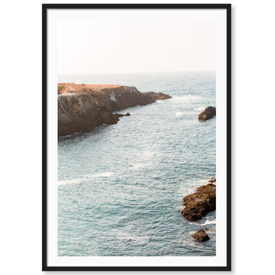 «Mendocino Bluff 3» par Carly Tabak - Photographie avec cadre
