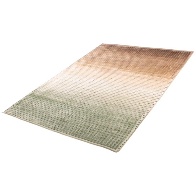 Tapis brun, vert Elysian 6 pi 8 po x 9 pi 5 po