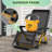 Oversized XXL Folding Zero Gravity Chair, Patio Reclining Lounge Chair 33In with Cushions and Headrest-2057214075