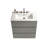 Sink With 3 Faucet Holes, Large Storage Freestanding Bathroom Vanity For Modern Bathroom, One-Piece White Sink Basin Without Drain And Faucet, Pre-Assembled-353125589-353125593