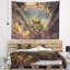 Tapisserie de deux fleurs de printemps Floral-28485243
