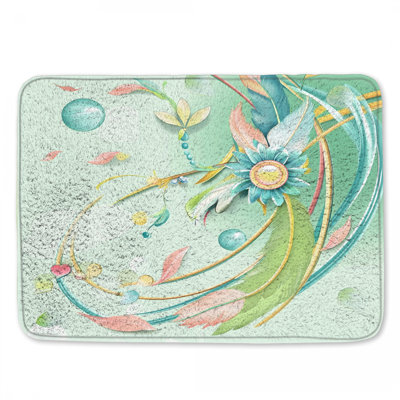 Tapis de bain Floral Design